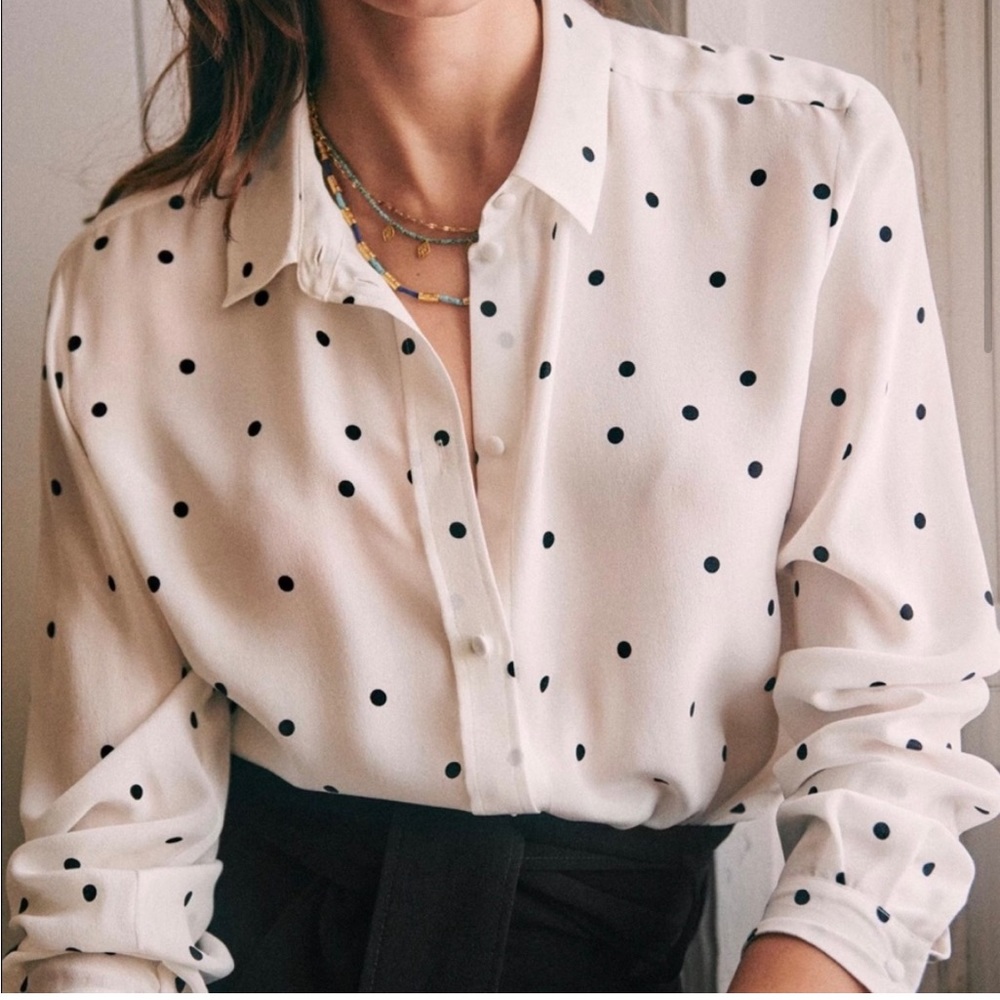 Sezane Ann Shirt (Silk)